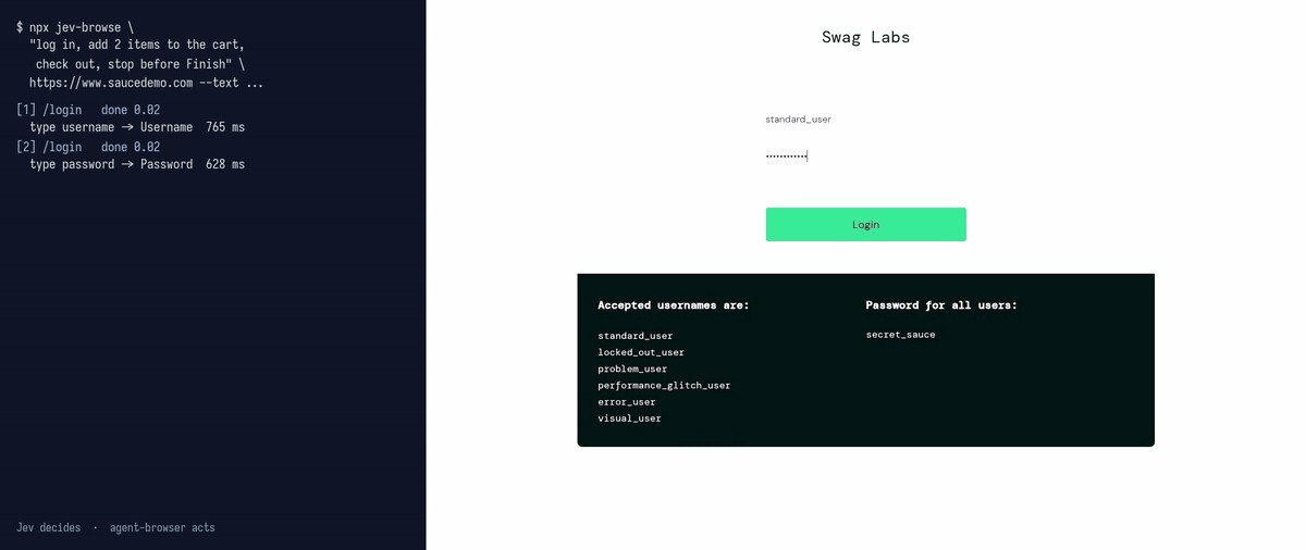 jev-browse · project demonstration